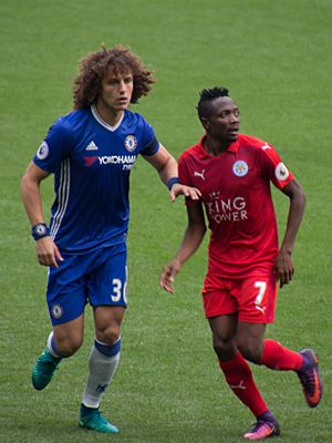 David Luiz and Ahmed Musa