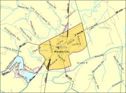 Detailed map of Waverly