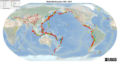 EQs 1900-2013 worldseis
