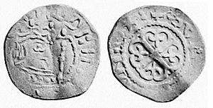 Empress Matilda silver penny from the Oxford Mint