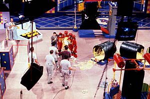 Family Double Dare obstacle course