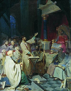 First Council of Nicea by V.Surikov (1876-7, GTG)