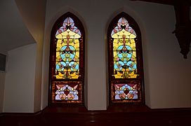 First Presbyterian Church Portland window - sanctuary side wall pair