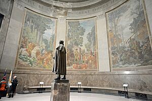 George Rogers Clark Memorial - left murals