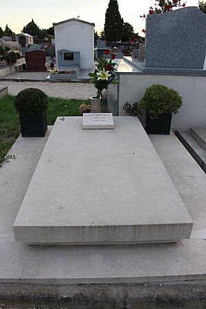 Grave Richard Descoings Pernes-les-Fontaine cemetery 2015-09-22