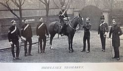 Group, Middlesex Yeomanry, 1896