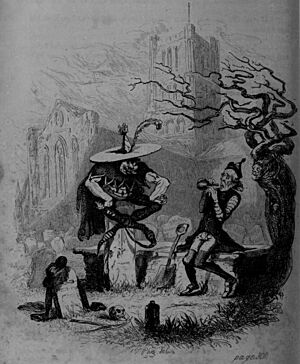 Hablot Knight Browne - The Pickwick Papers, Gabriel and the goblin