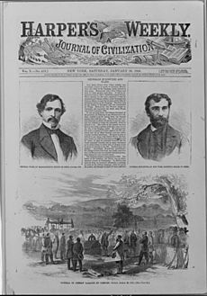 Harper's Weekly Commemoration of German Unionists' Funeral