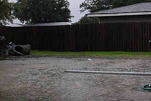 Heavy Rainfall in Lake Charles, Louisiana