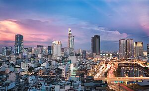 Ho Chi Minh City during sunset (50332857462)