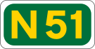 N51 road shield}}