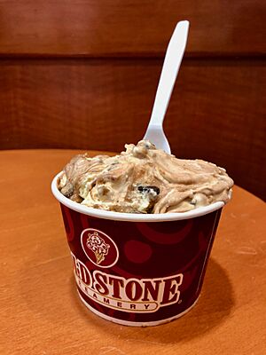 Ice cream served at a Cold Stone Creamery