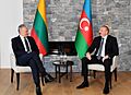 Ilham Aliyev has met with President of the Republic of Lithuania Gitanas Nausėda 02