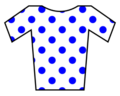 Jersey blue polkadot