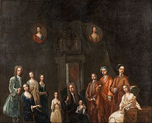 John Smibert - Portrait of Sir Francis Grant, Lord Cullen, and His Family - Google Art Project