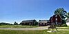 Farm buildings at Knox Farm State Park.
