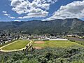 Lakeland Village School, Elsinore Mountains from Rome Hill