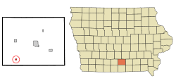 Location of Derby, Iowa
