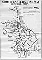 Map of North Eastern Railway 1920