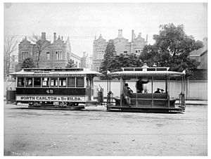 Melbourne cable tram 1905