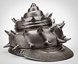 Nagasone Tojiro Mitsumasa Helmet in the form of a Sea Conch Shell 1618