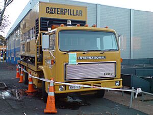 Old Truck With Generator Loaded Up