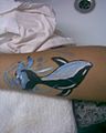 Orca body painting