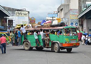 Ormoc Market and fabricated vehicle