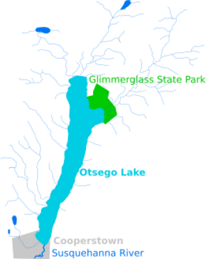 Otsego lake one layer