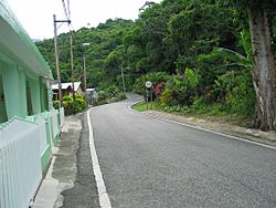 A section of rural Barrio Real in Ponce, Puerto Rico, along Route PR-511.