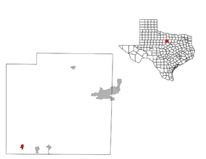 Location of Strawn, Texas