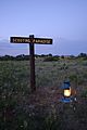 Philmont Scout Ranch closing campfire sign