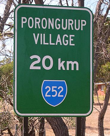 Porongurup village roadsign.jpg