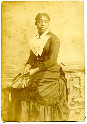 Portrait of Lydia Flood Jackson circa 1880s