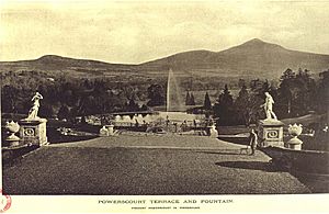Powerscourt Estate Terrance And Fountain (1800s)