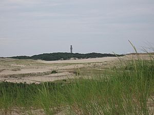 Provincetown Tower from Sand Dunes, 7.23.2010
