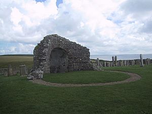 Remains of Round Church at the Earl's Bu, Orphir - geograph.org.uk - 931918