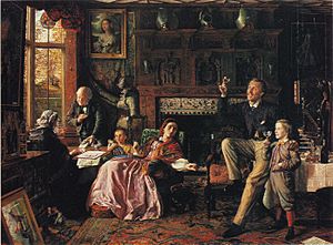 Robert Braithwaite Martineau - The Last Day in the Old Home - 1862