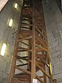 Salisbury Cathedral, tower interior, uppermost spiral staircase
