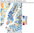 Same-Sex Couples in the Manhattan Area