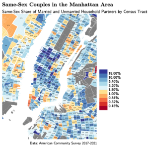 Same-Sex Couples in the Manhattan Area
