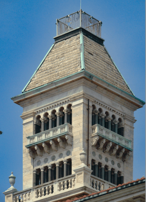 Savannah post office tower finkelstein