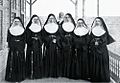 Sisters of St. Francis in 1886 at the Branch Hospital for Lepers in Kakaako, Honolulu