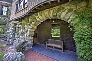 Sitting nook at Stonehurst, the Robert Treat Paine Estate