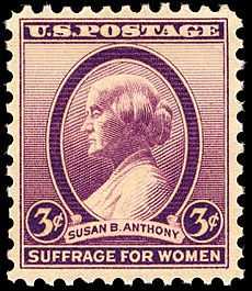 Susan B Anthony 3c 1936 issue