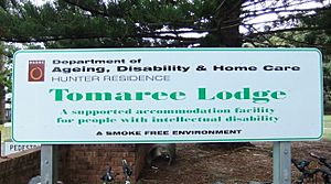The Tomaree Lodge Sign - Sunday, 2nd March 2014 @ 10-22am. - panoramio.jpg