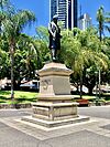 Thomas Joseph Byrnes Memorial, Centenary Place, Brisbane, 2020.jpg