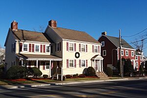 Three Historic Houses, Pluckemin, NJ - west view