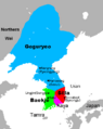 Three Kingdoms of Korea Map