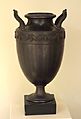 Vase on Stand with Inverted Neck, Josiah Wedgwood and Sons and Thomas Bentley, before 1780, black basalt - Chazen Museum of Art - DSC02001